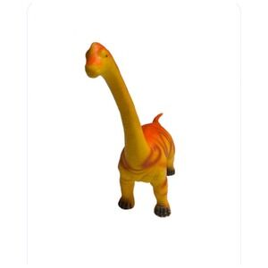 Brachiosaurus Dinosaur Toy Soft Plastic Poly filled LARGE 12" Tall 19" Tail Head